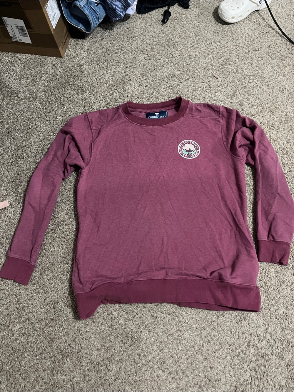 The Southern Shirt Company Mauve Crewneck Sweatshirt